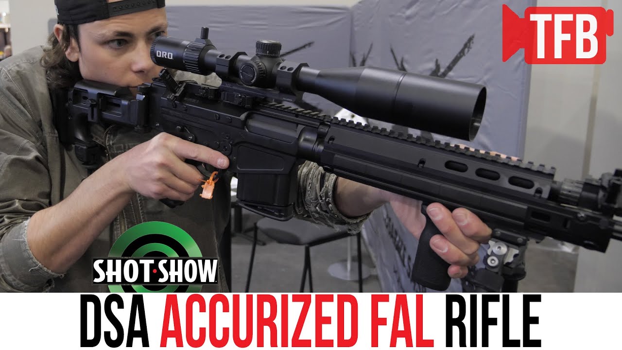 [SHOT 2022] TFBTV DSA FAL Sniper System An Accurized FAL OutdoorHub