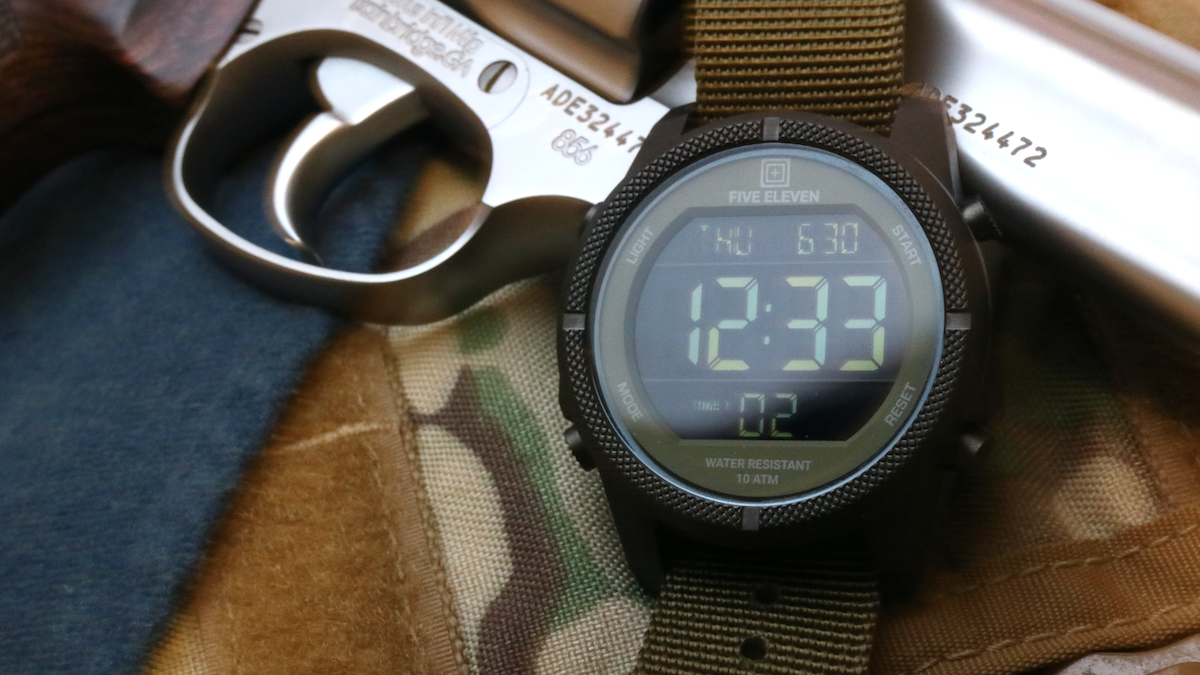 OutdoorHub Review The 5.11 Division Digital Watch in Tac OD