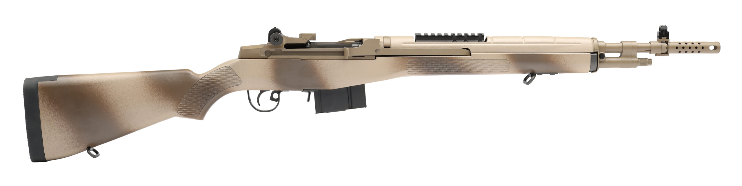 New NBS Exclusive Two-Tone Desert FDE M1A Rifles From Springfield