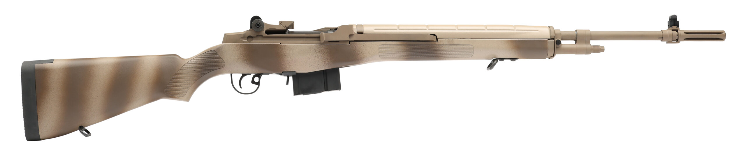 New NBS Exclusive Two-Tone Desert FDE M1A Rifles From Springfield