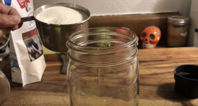 Making butter from powdered milk