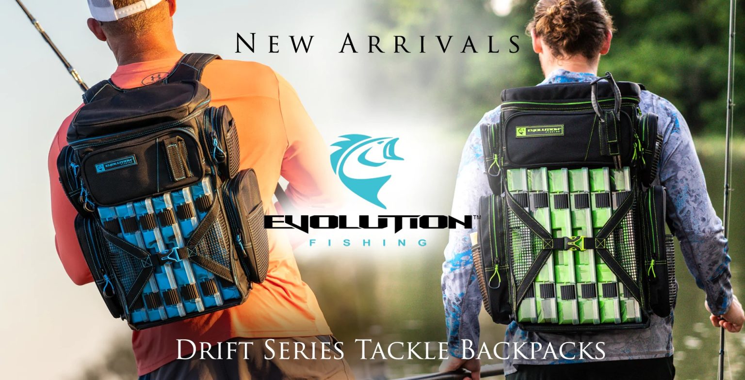 The New Drift Series 3600 Tackle Sling Pack from Evolution Outdoors