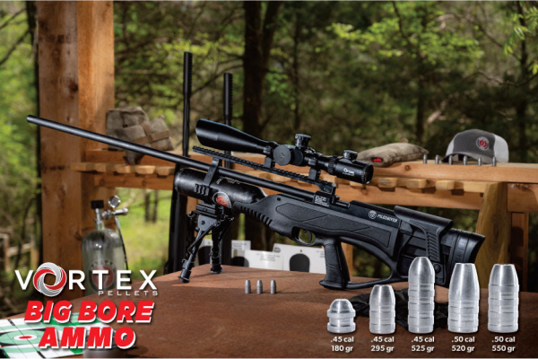 New Vortex Big-Bore PCP Air Rifle Ammunition from HatsanUSA