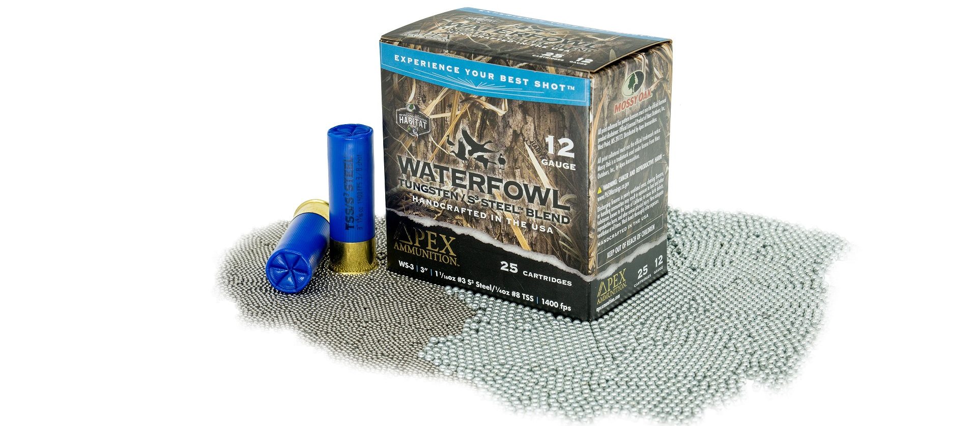 Apex Ammo's New "Duplex Load" Mossy Oak Shadow Grass Ammo