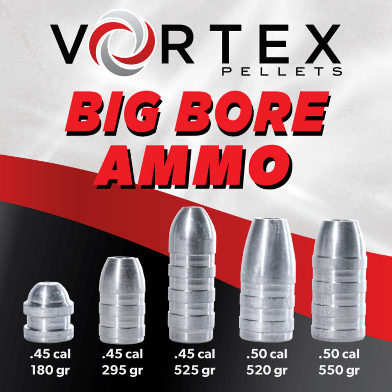 New Vortex Big-Bore PCP Air Rifle Ammunition from HatsanUSA