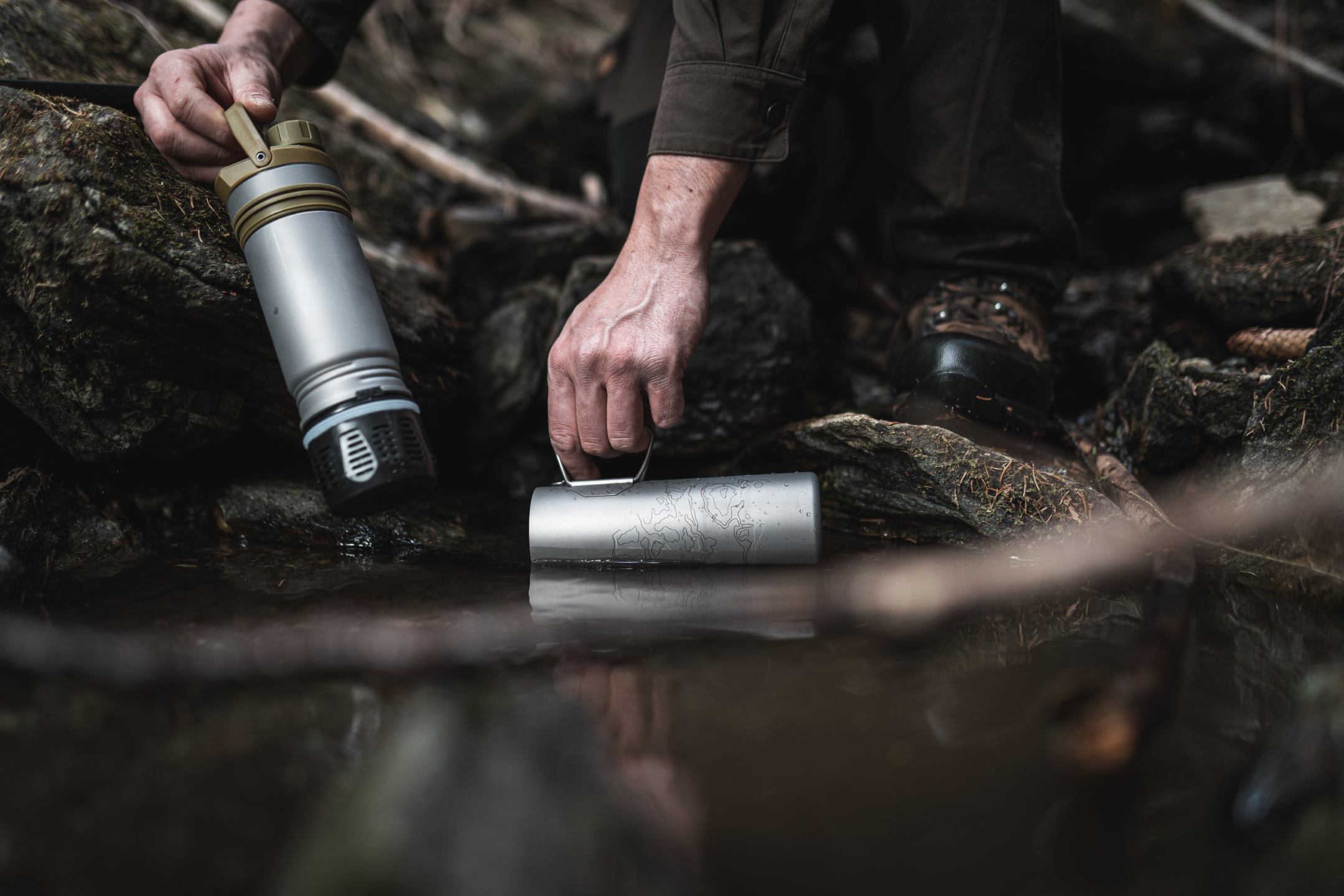 Coming Soon: The UltraPress Titanium Water Filter/Pump from GRAYL