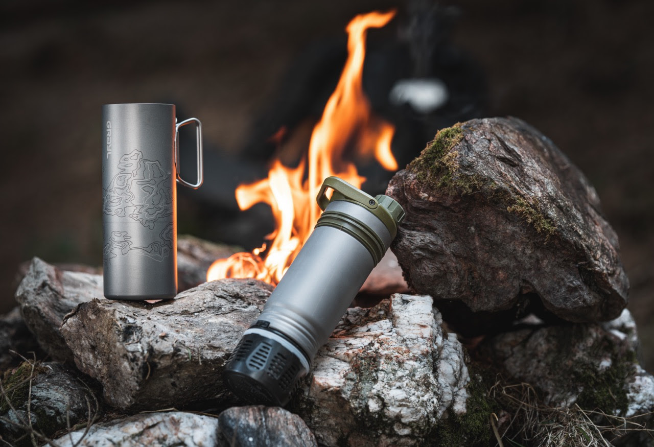 Coming Soon: The UltraPress Titanium Water Filter/Pump from GRAYL