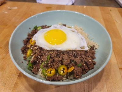 Bison Korean BBQ Bowl. 