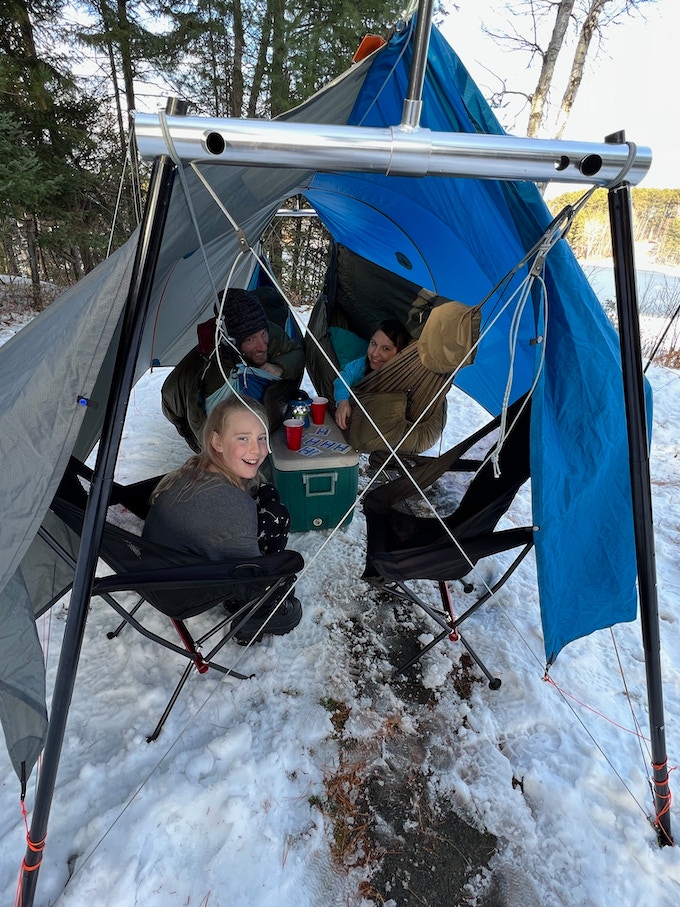 Introduce the New Hive Portable Hammock Stand for Two