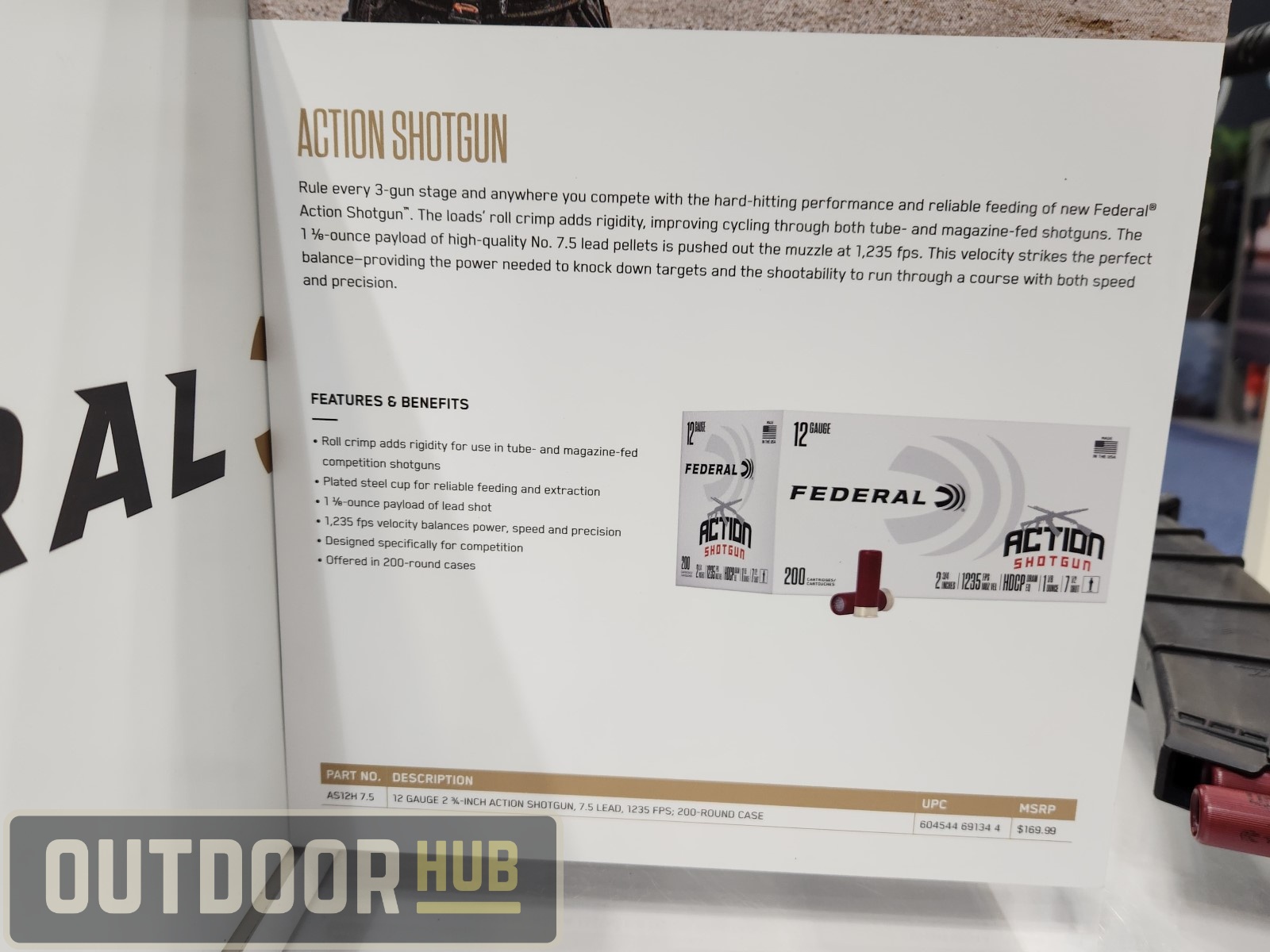 [NRAAM 2023] Federal's New Competition Ammo: Action Shotgun 12ga