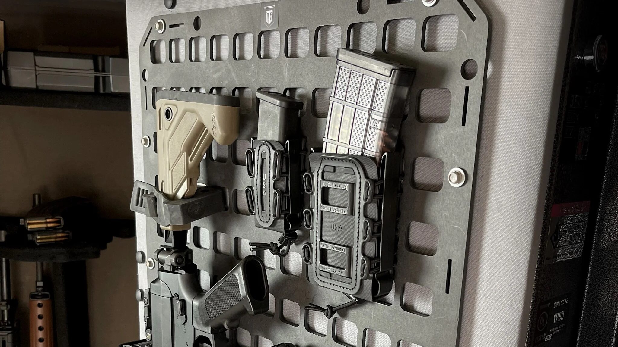 Reorganize Your Gun Safe with the Grey Man Tactical Safe Door Organizer