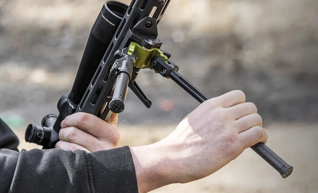 Achieve Unparalleled Precision with the MDT Black GRND-POD Bipod