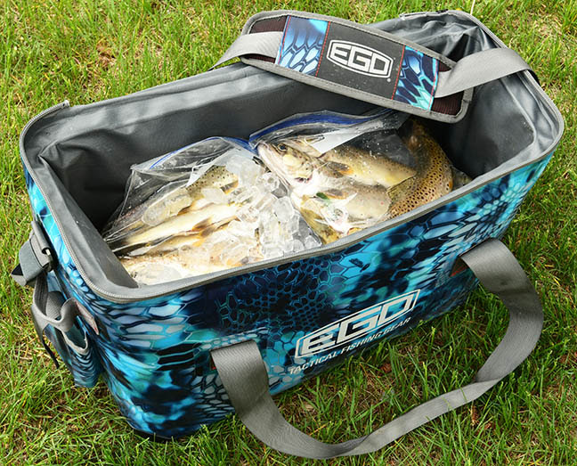 EGO's Fish & Weigh-In Cooler Bag Goes Triple Time