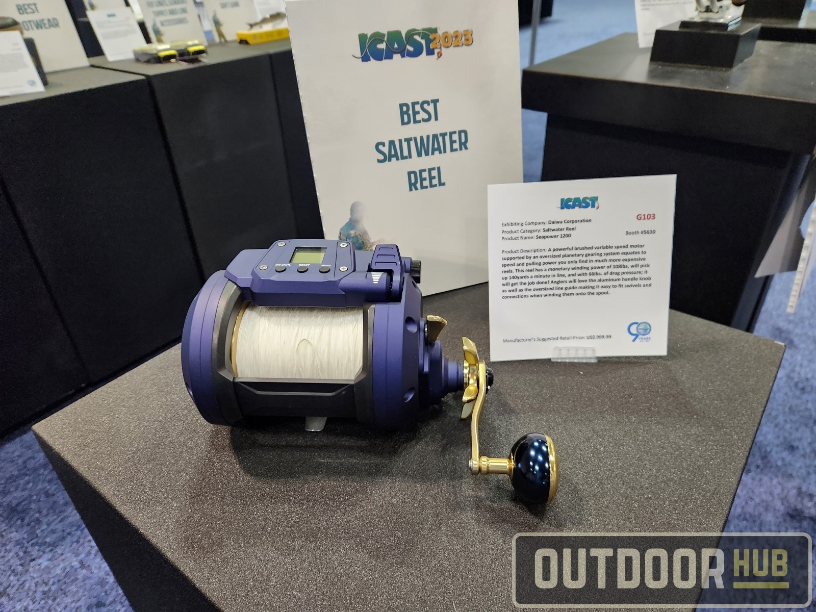 ICAST 2023] The Next Step in Electric Reels the Daiwa Seapower 1200