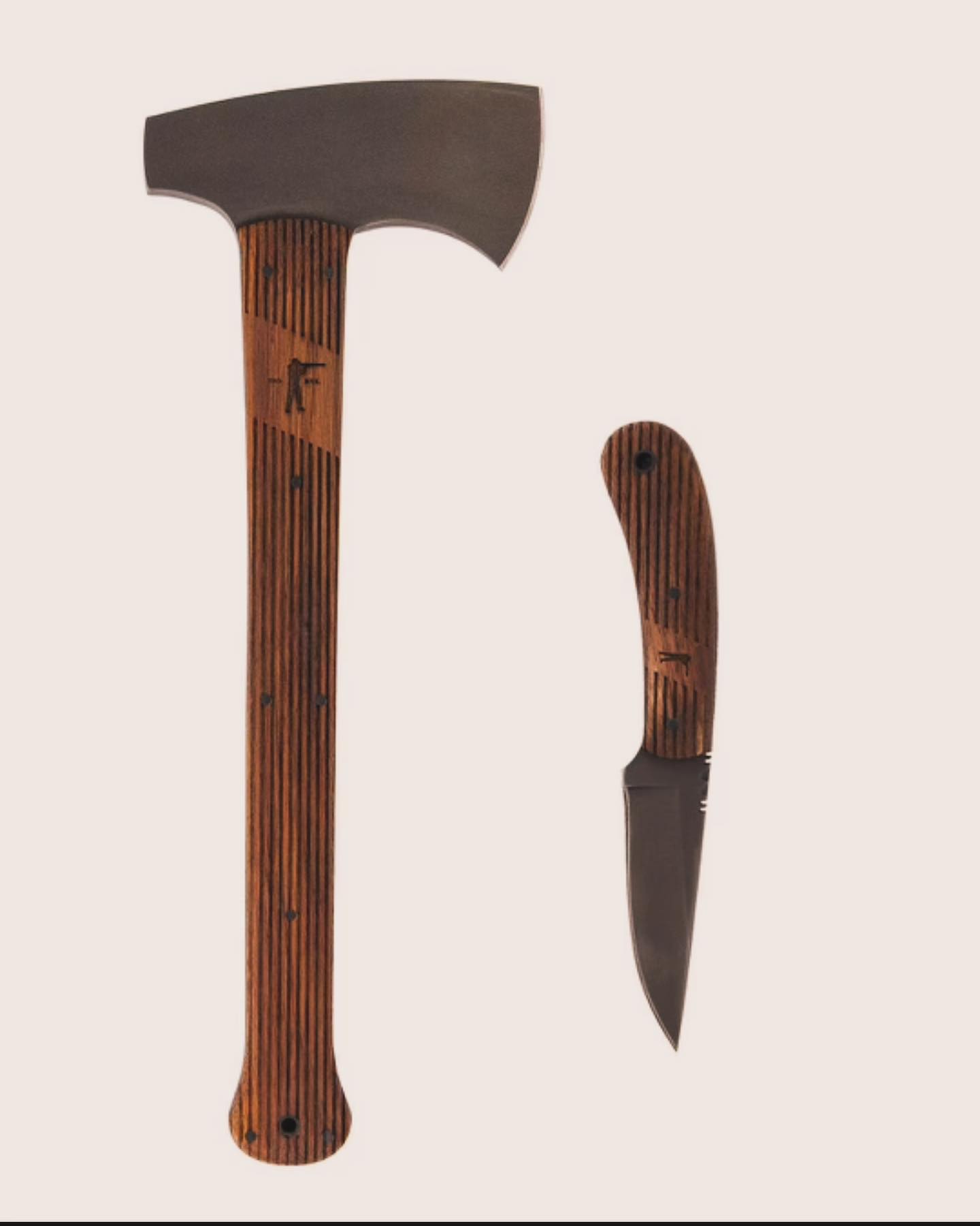 Ball and Buck X Winkler Knives = New Camp Axe and Fixed Blade