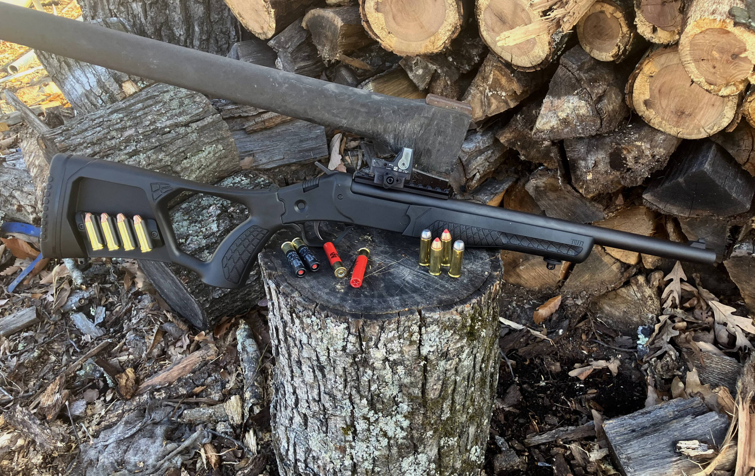 The new Poly Tuffy .410 Bore/45 Colt Survival from Rossi USA