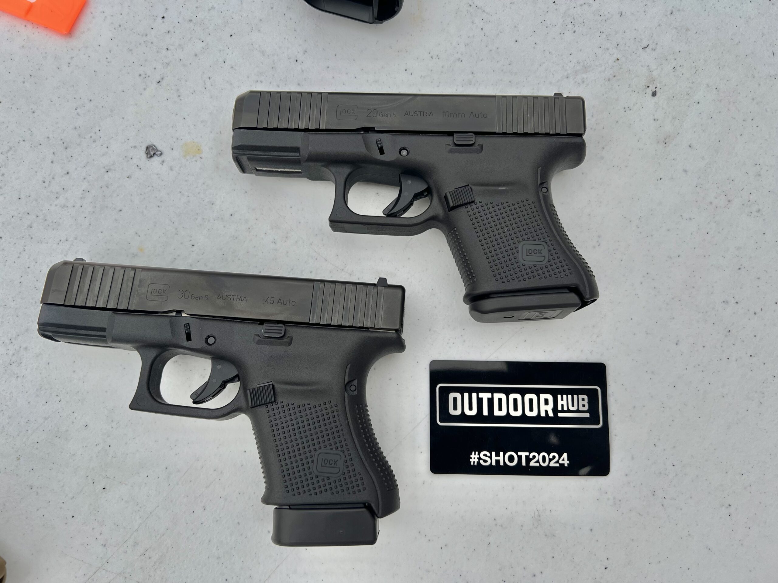 New products from Glock for 2024: G49 Gen5 MOS, G29 Gen5, G30 Gen5