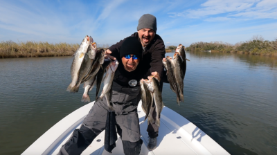 Drop Shotting for Winter Speckled Trout