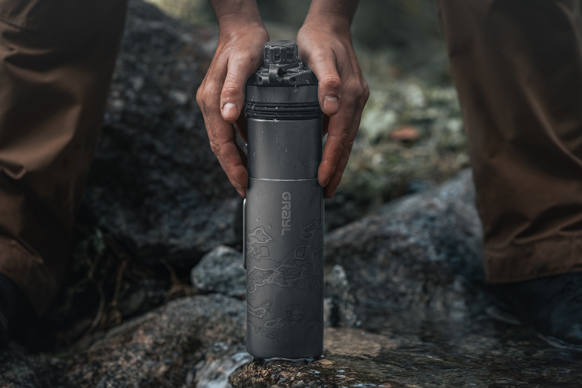 Cook and Filter Water With the New GeoPress Titanium Water Bottle