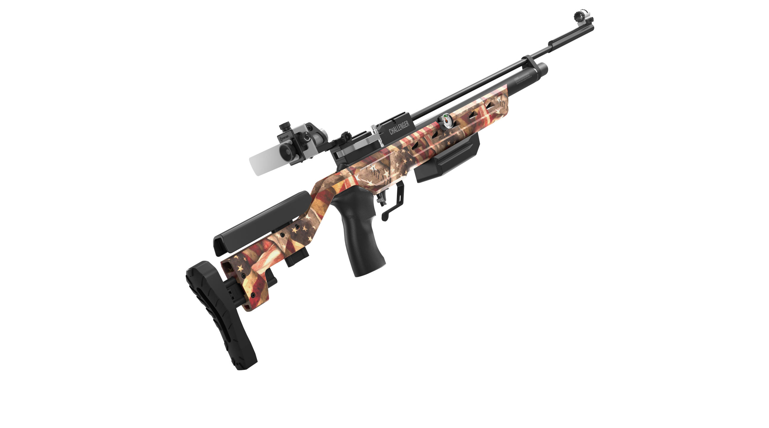 The Crosman Challenger's New Skin - American Special Flag Edition