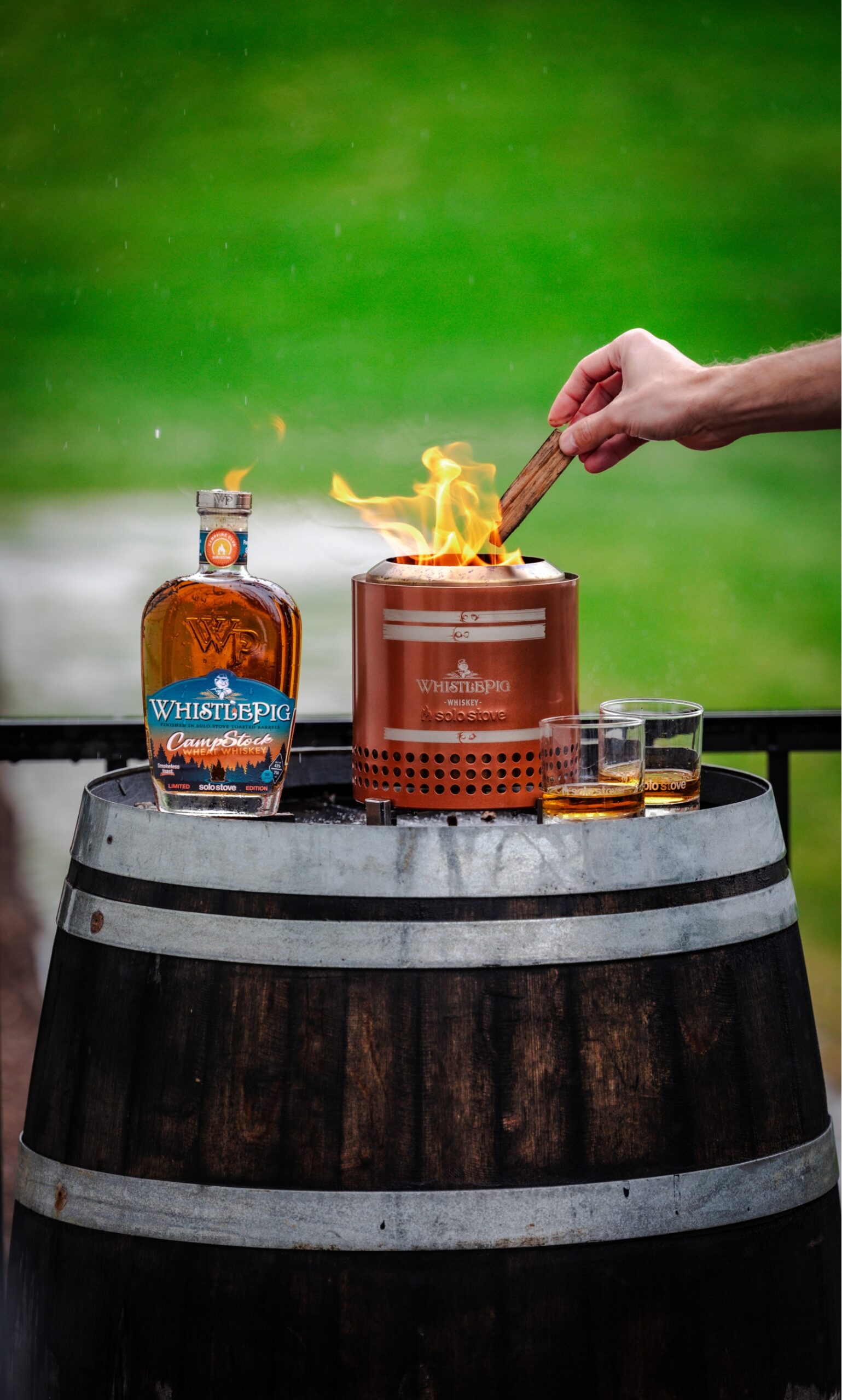 CampStock Wheat Whiskey - A New Collaboration from Solo Stove & WhistlePig