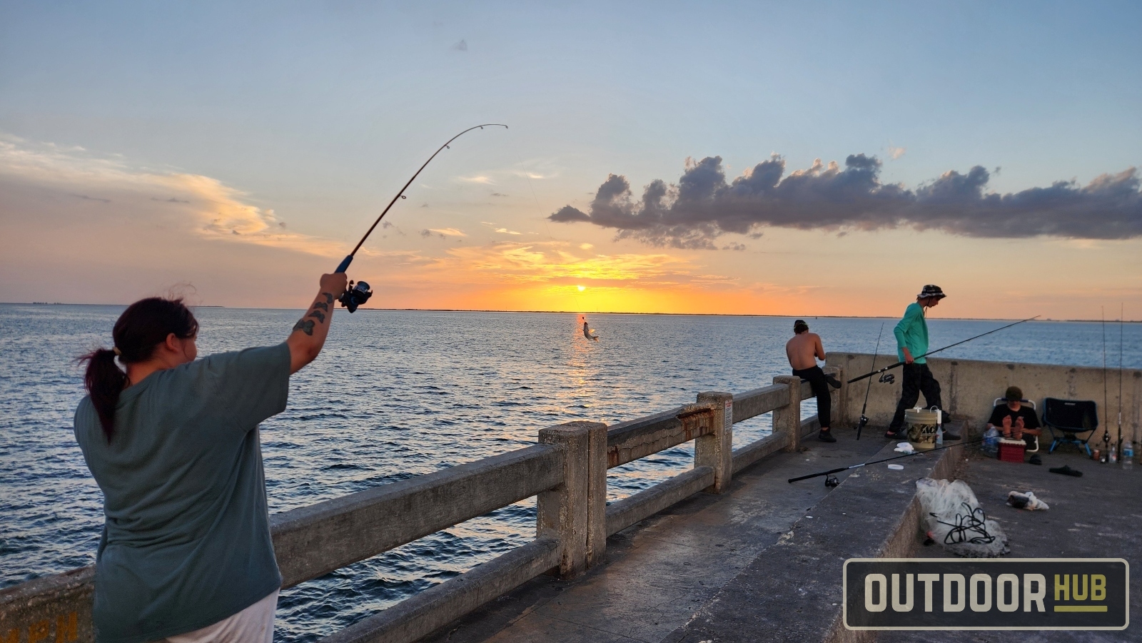 Fishing the World's Longest Fishing Pier - The Tampa Skyway Fishing Pier