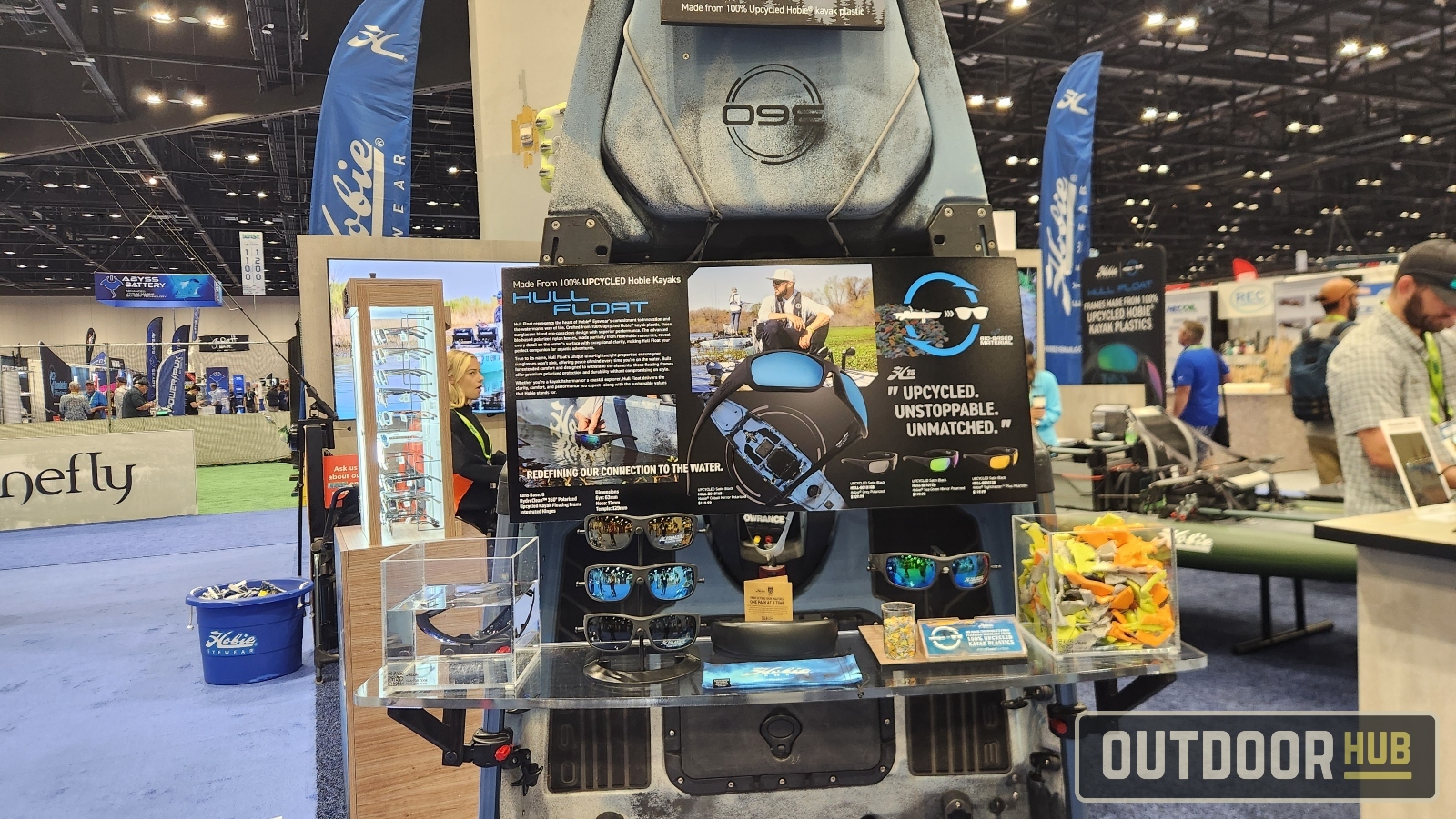 [ICAST 2025] Hobie Eyewear Hull Float - Upcycled Hobie Kayak Plastics