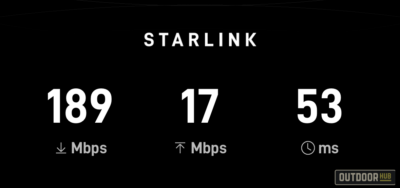 Starlink Mini speed