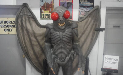 Cryptid display in Point Pleasant, West Virginia