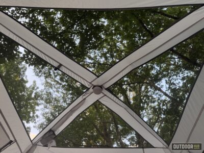 Ozark Trail 10’ x 9' 6-Person Instant Cabin Tent with LED Lighted Hub, 25 lbs