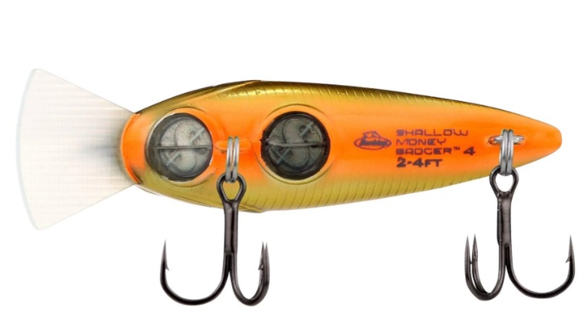 Same Trusted Action in Shallow Water Form - Berkley Shallow Money Badger